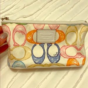 Coach cosmetic bag